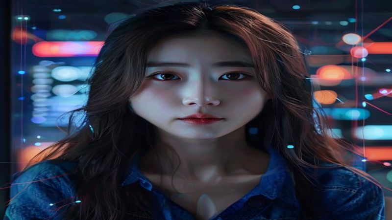 女同视频平台界面展示，两位女性在阳光下微笑